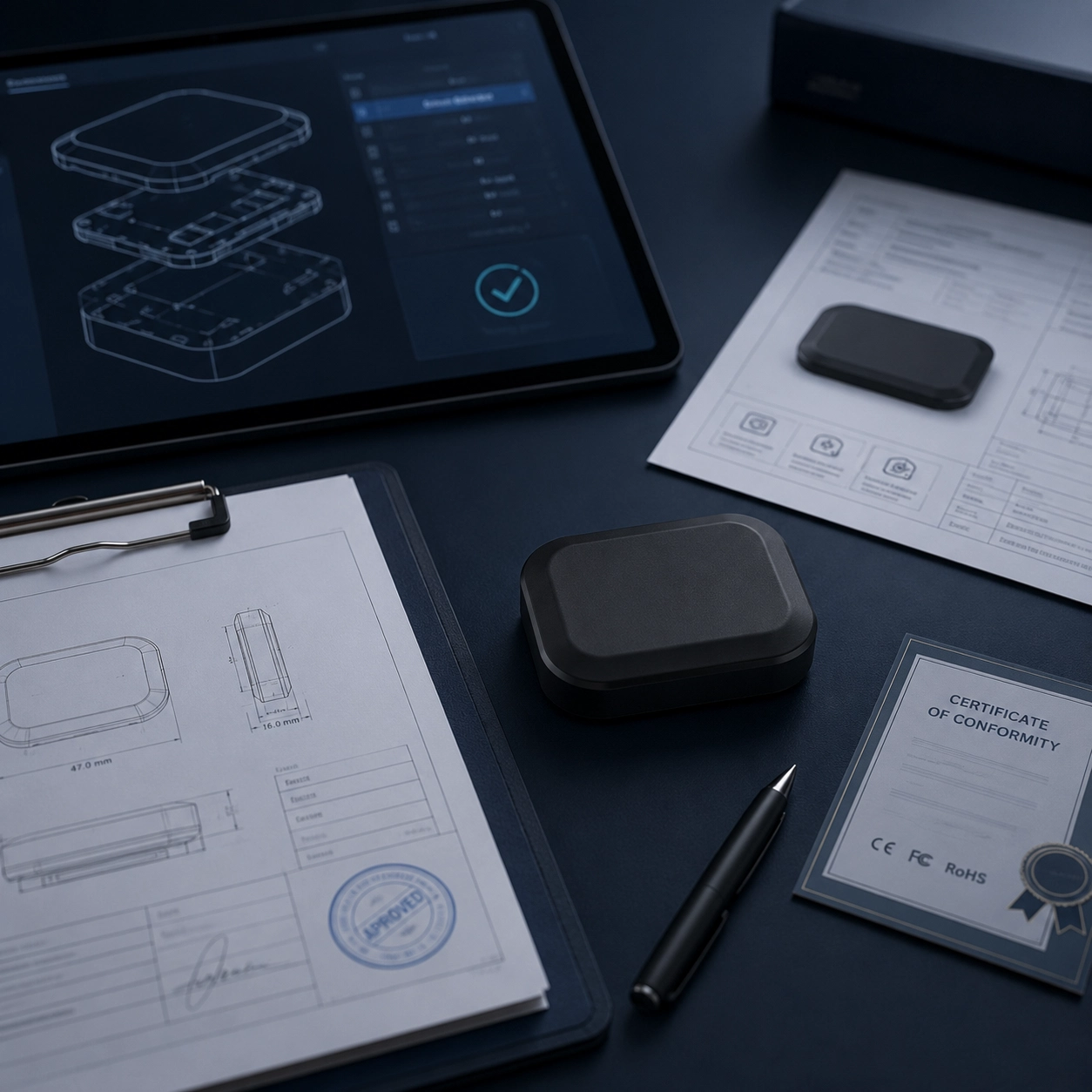 Pet-tracker production documentation and release records.