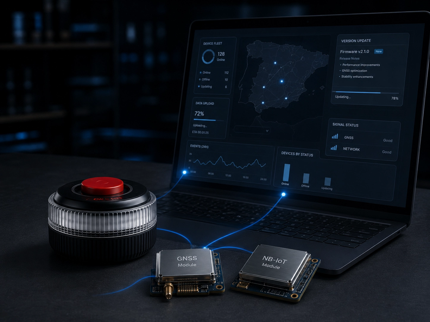 Module and reporting-software upgrades