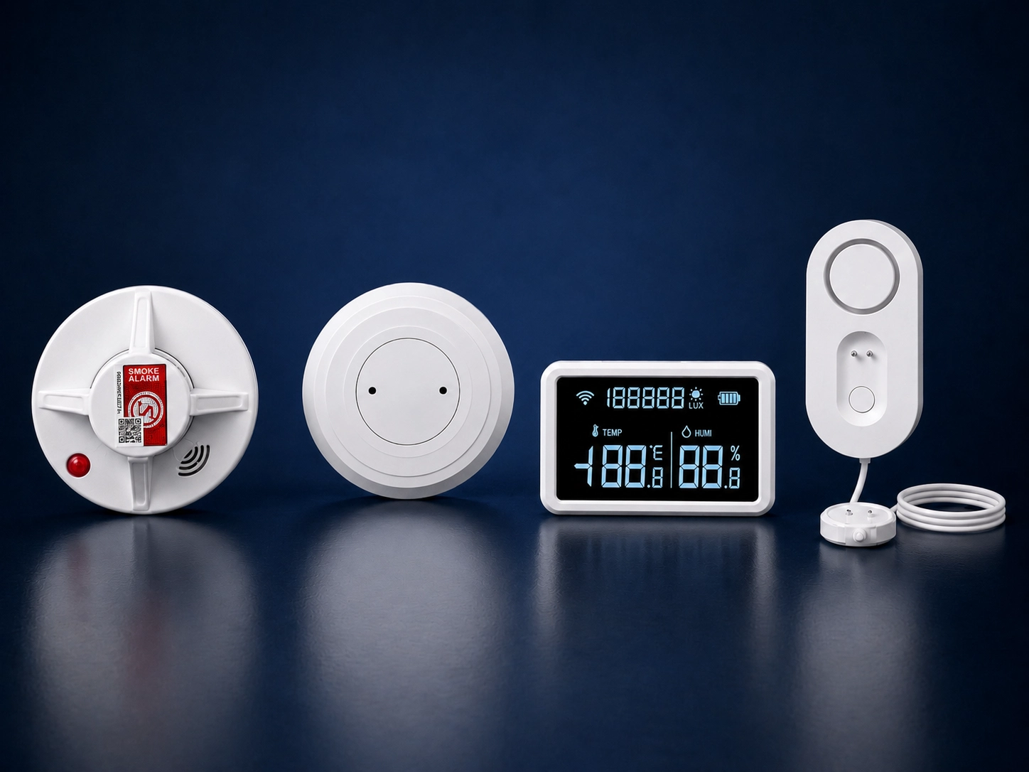 Alarm and detection device product samples