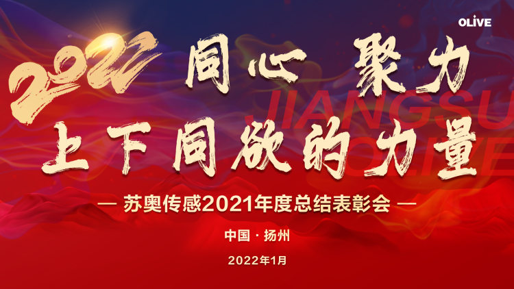 苏奥传感2021年度总结表彰会